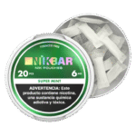 Nikbar Pouches 6 mg Sabor Super Mint